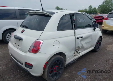2013 Fiat 500 Sport z USA, uszkodzony, nr VIN 3C3CFFBR8DT666031